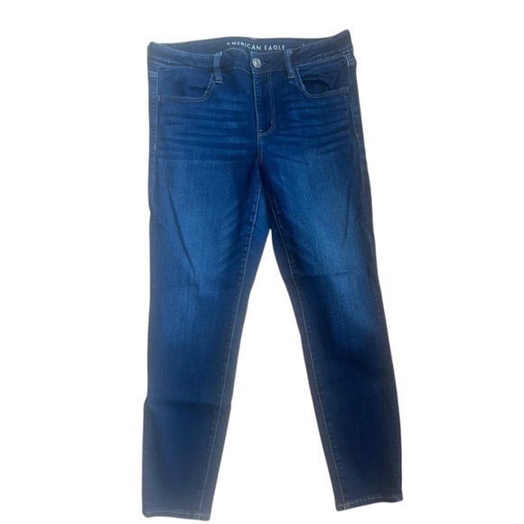 American Eagle Jegging in Medium Blue Wash Size 12P - Picture 6 of 16